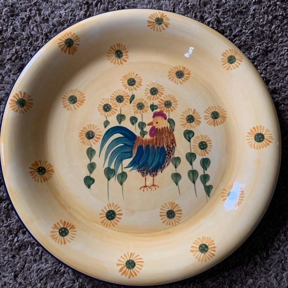 Carol Endres Pure Art Rooster & Sunflowers